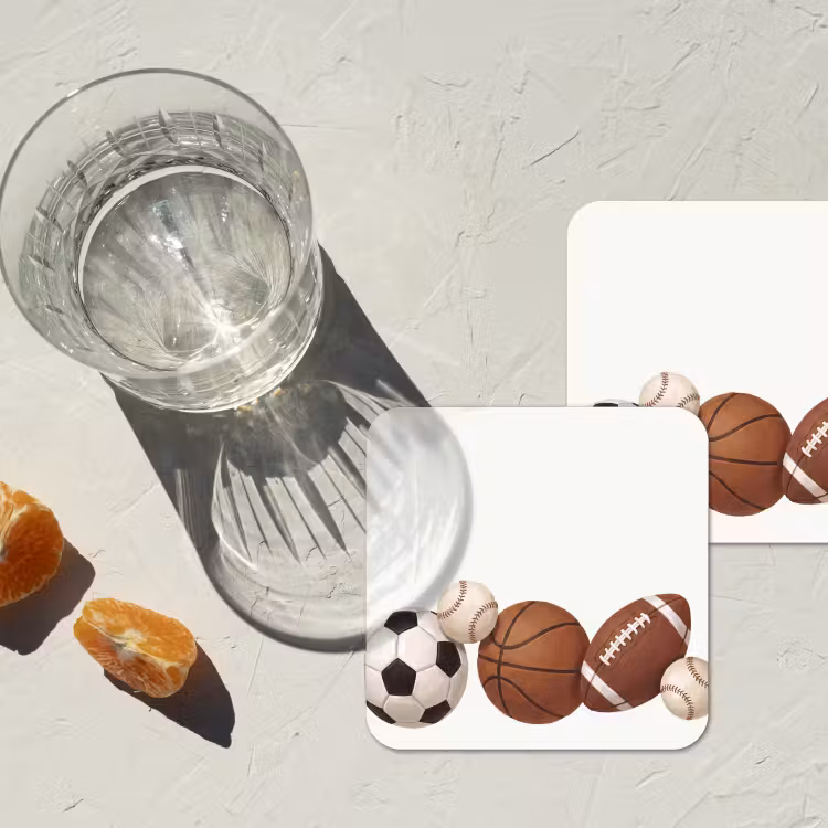 Onderzetter - Sport - Ballen - Illustratie — 3