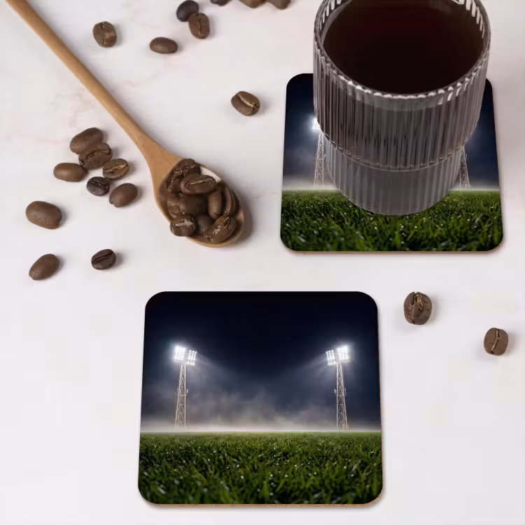Onderzetter - Stadion - Lichtmast - Sport - Nacht — 4