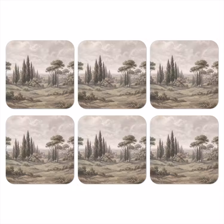 Onderzetter - Vallei - Bos - Natuur - Groen — 1