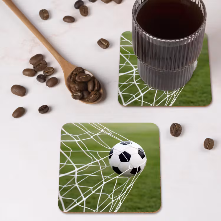 Onderzetter - Voetbal - Goal - Net - Sport — 4