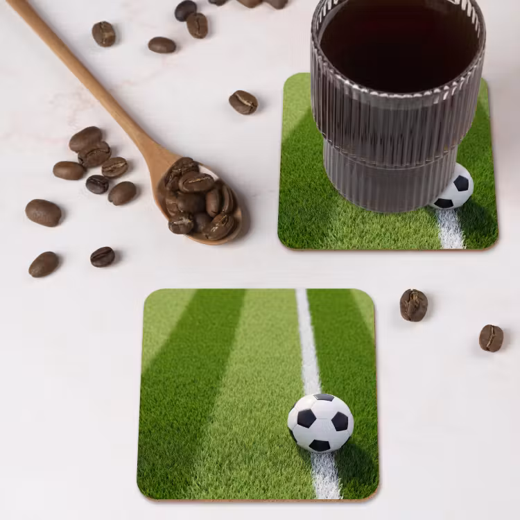Onderzetter - Voetbal - Grasveld - Sport - Groen — 4