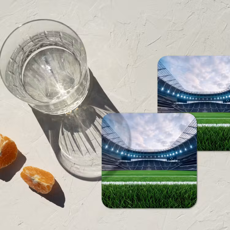 Onderzetter - Voetbal - Stadion - Sport - Groen — 3