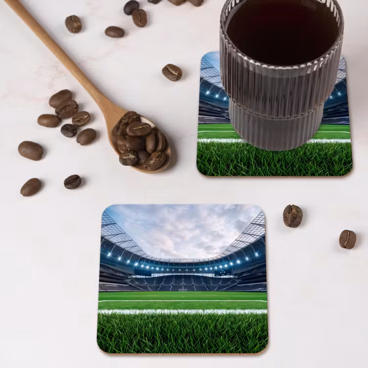 Onderzetter - Voetbal - Stadion - Sport - Groen — 4