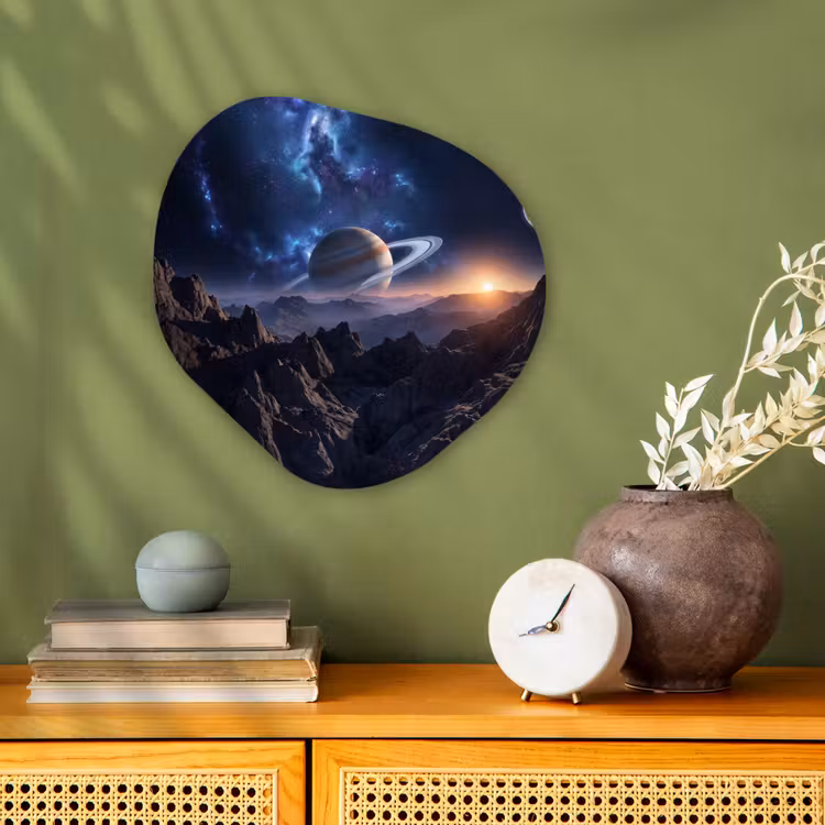 Organisch schilderij - Forex - Fantasy - Kosmos - Landschap — 2