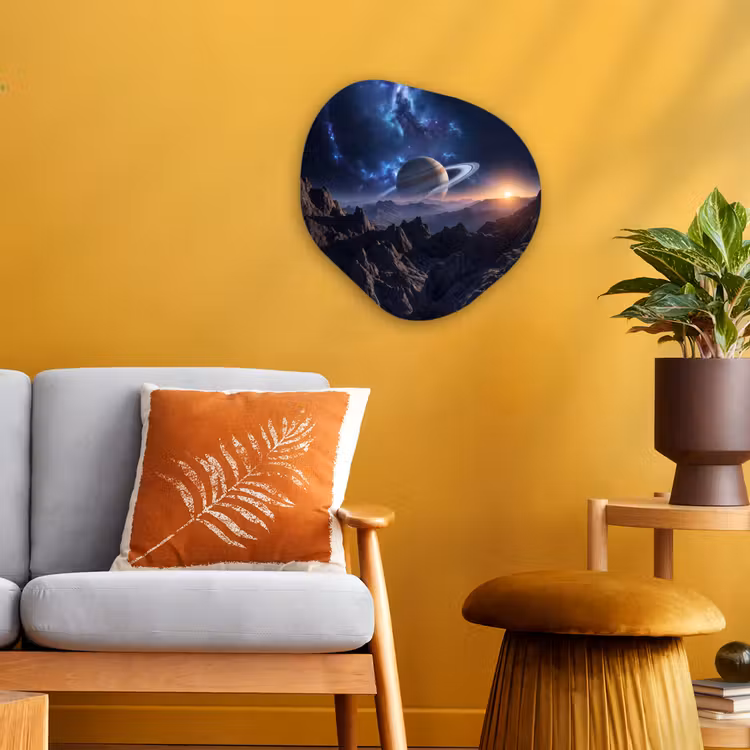 Organisch schilderij - Forex - Fantasy - Kosmos - Landschap — 3