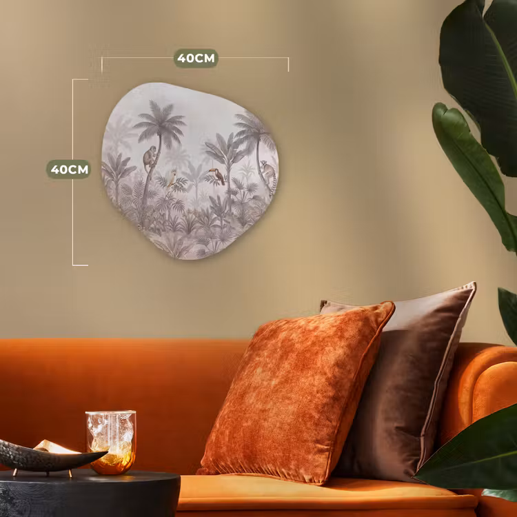Organisch schilderij - Forex - Jungle - Dieren - Palmbomen — 4