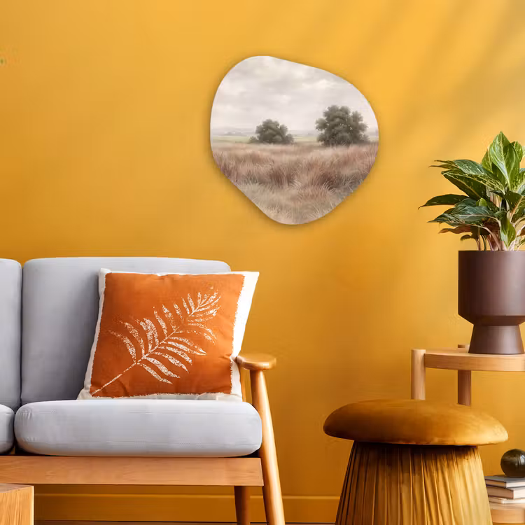 Organisch schilderij - Forex - Landschap - Minimalistisch - Beige — 3