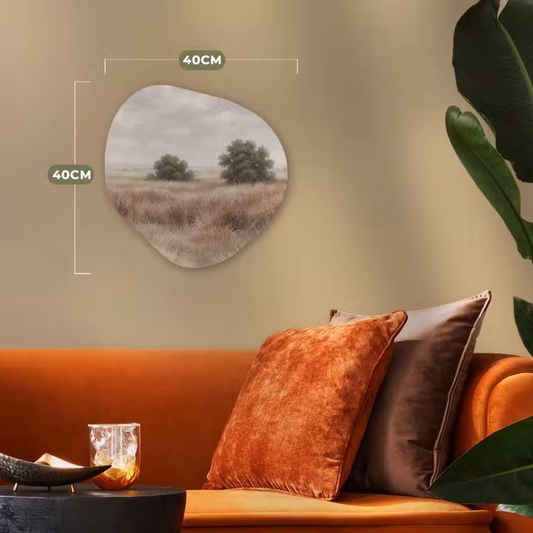 Organisch schilderij - Forex - Landschap - Minimalistisch - Beige — 4