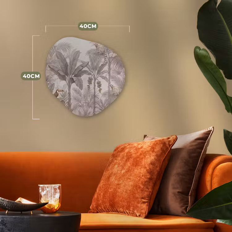 Organisch schilderij - Forex - Natuur - Jungle - Ringstaartmaki - Bruin — 4