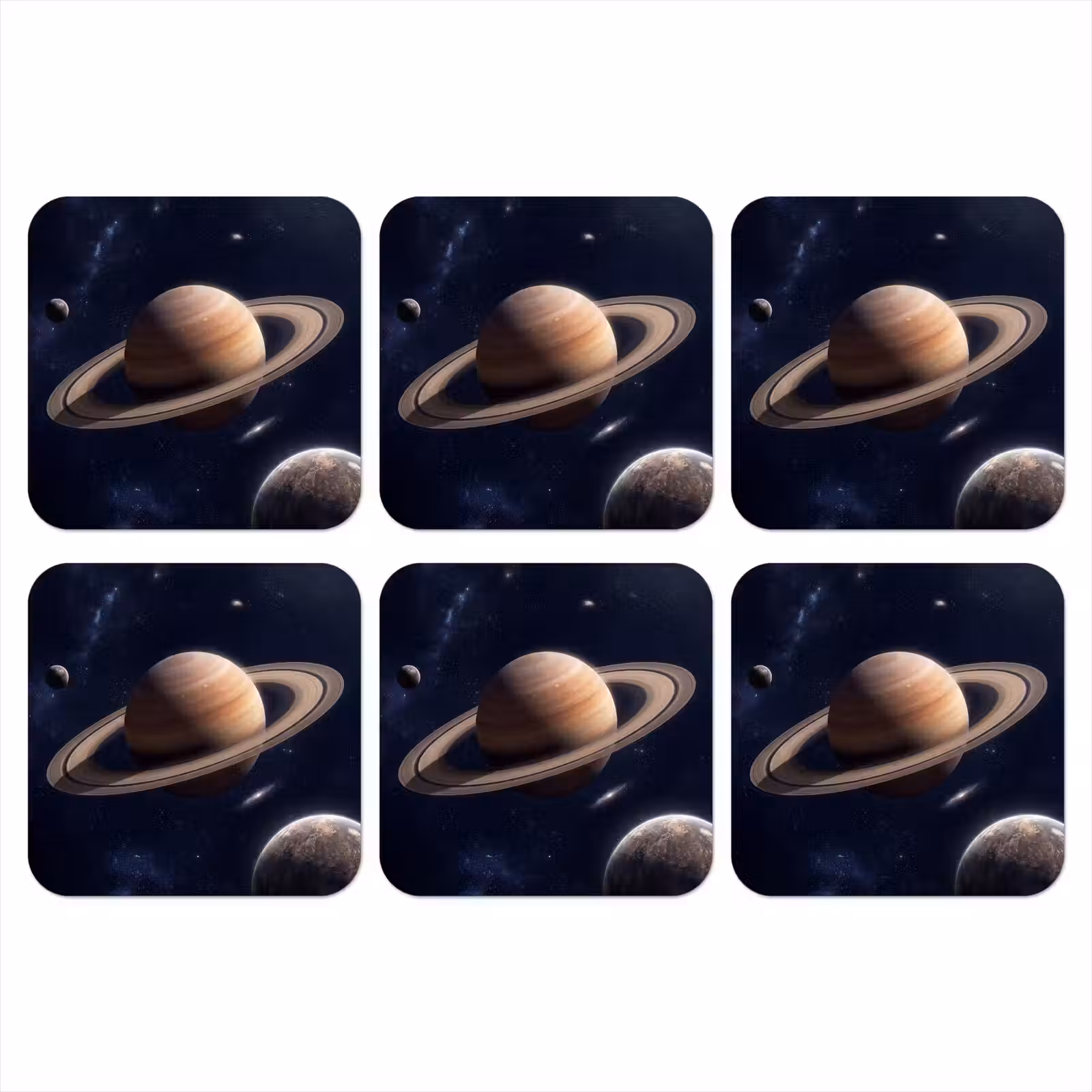 Onderzetter - Planeten - Saturnus - Ruimte — 1