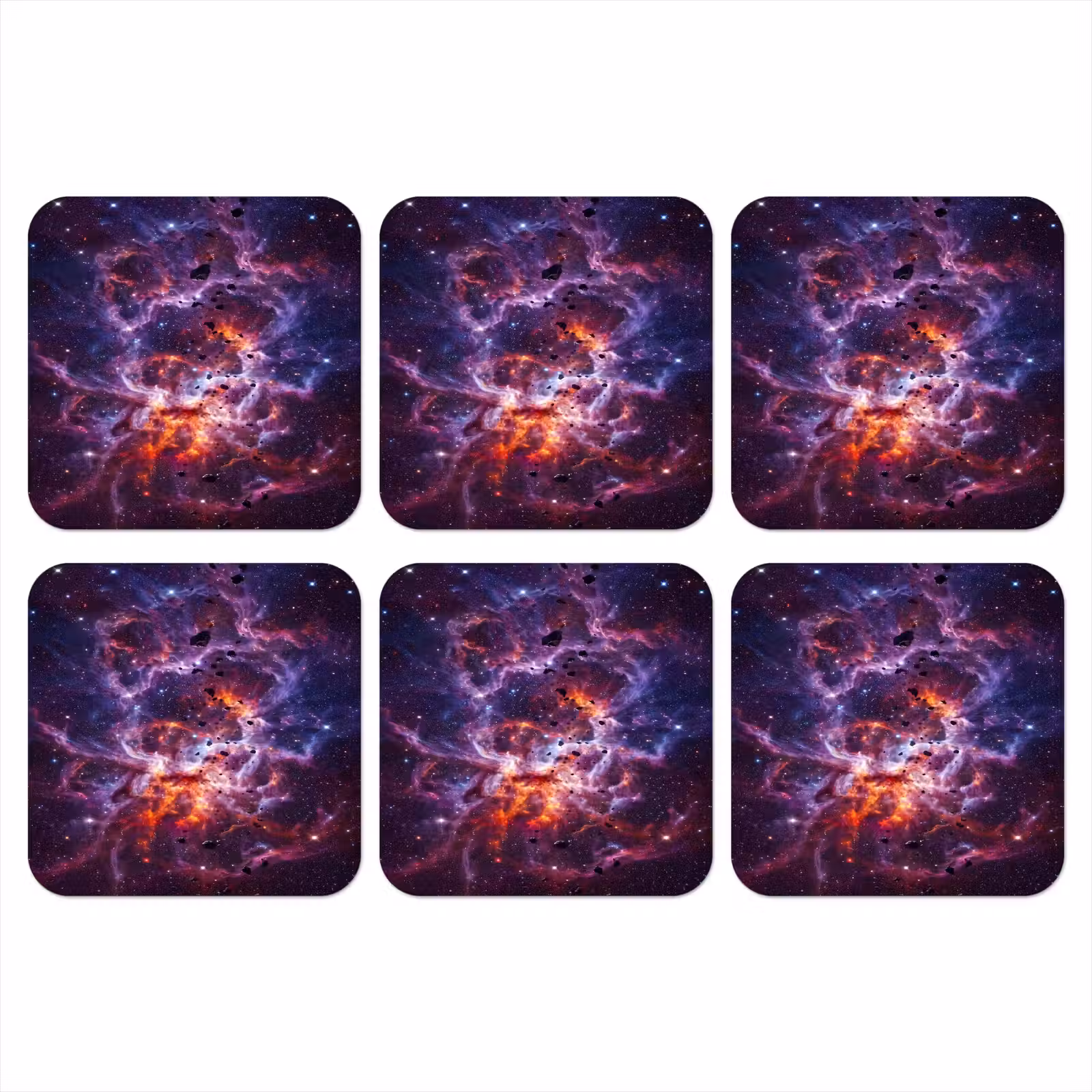 Onderzetter - Space - Stars - Abstract - Colorful — 1