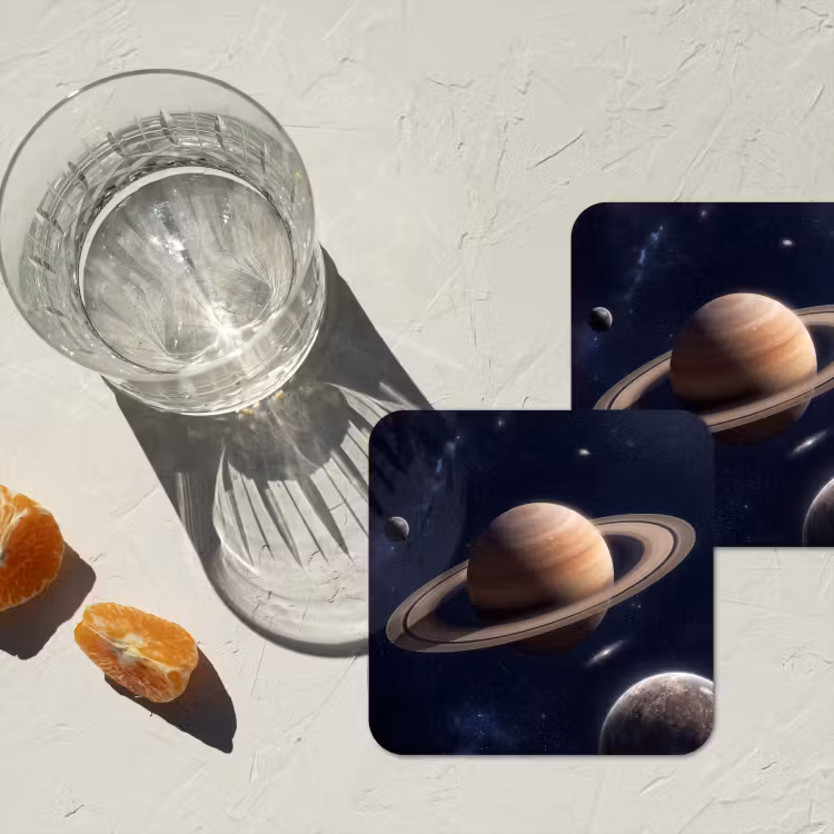 Onderzetter - Planeten - Saturnus - Ruimte — 3