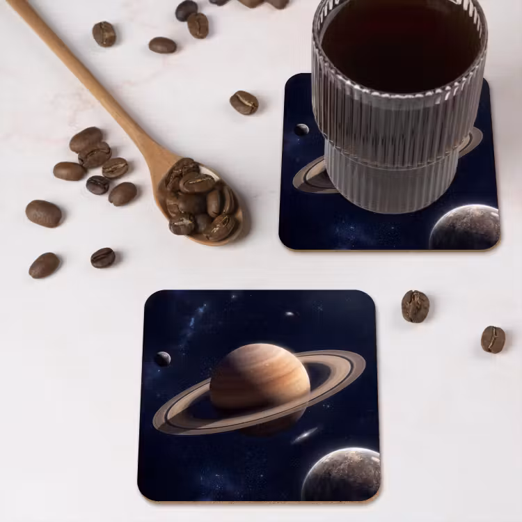 Onderzetter - Planeten - Saturnus - Ruimte — 4