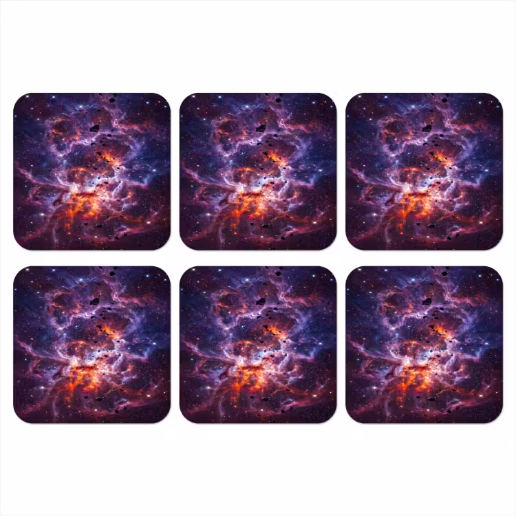 Onderzetter - Space - Stars - Abstract - Colorful — 1