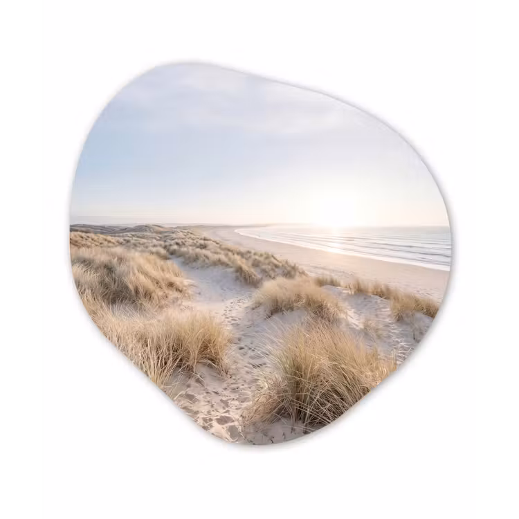 Organisch schilderij - Forex - Duinen - Strand - Beige — 1