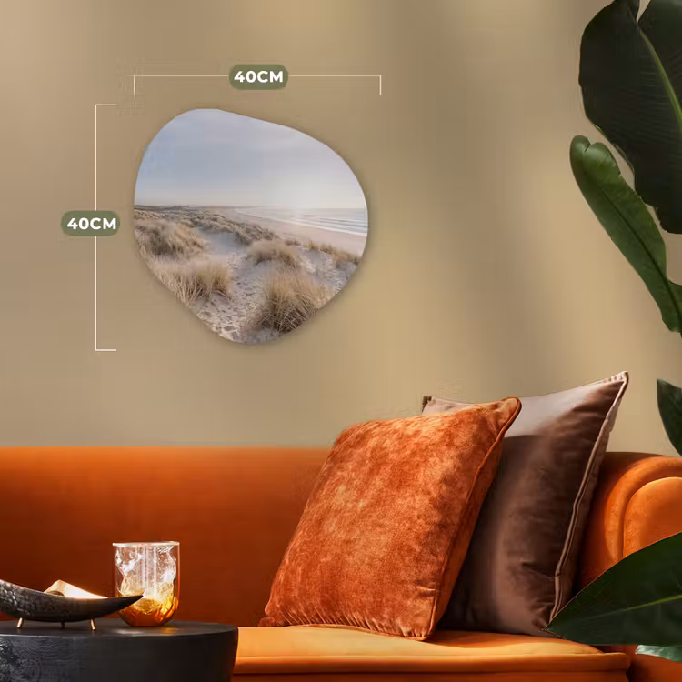 Organisch schilderij - Forex - Duinen - Strand - Beige — 4