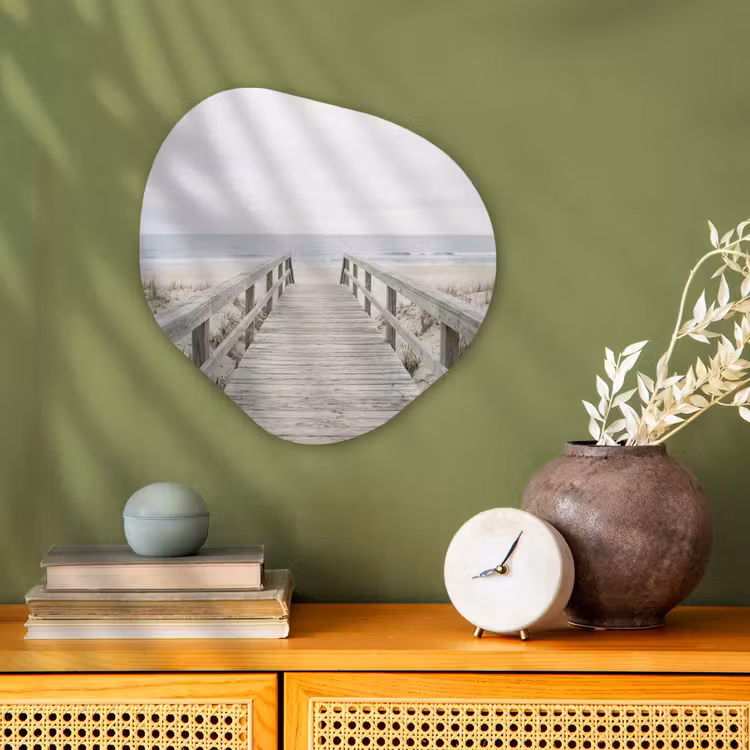 Organisch schilderij - Forex - Duinen - Vlonder - Oceaan — 2