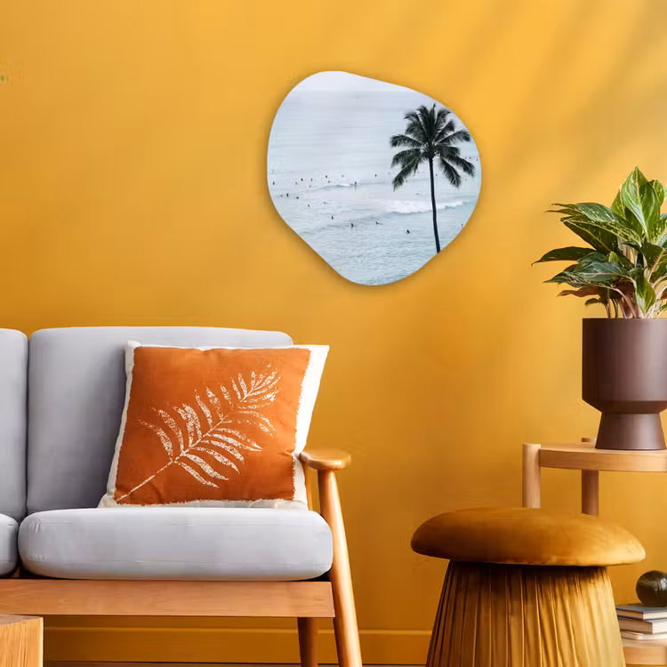 Organisch schilderij - Forex - Oceaan - Palmbomen - Surfers — 3