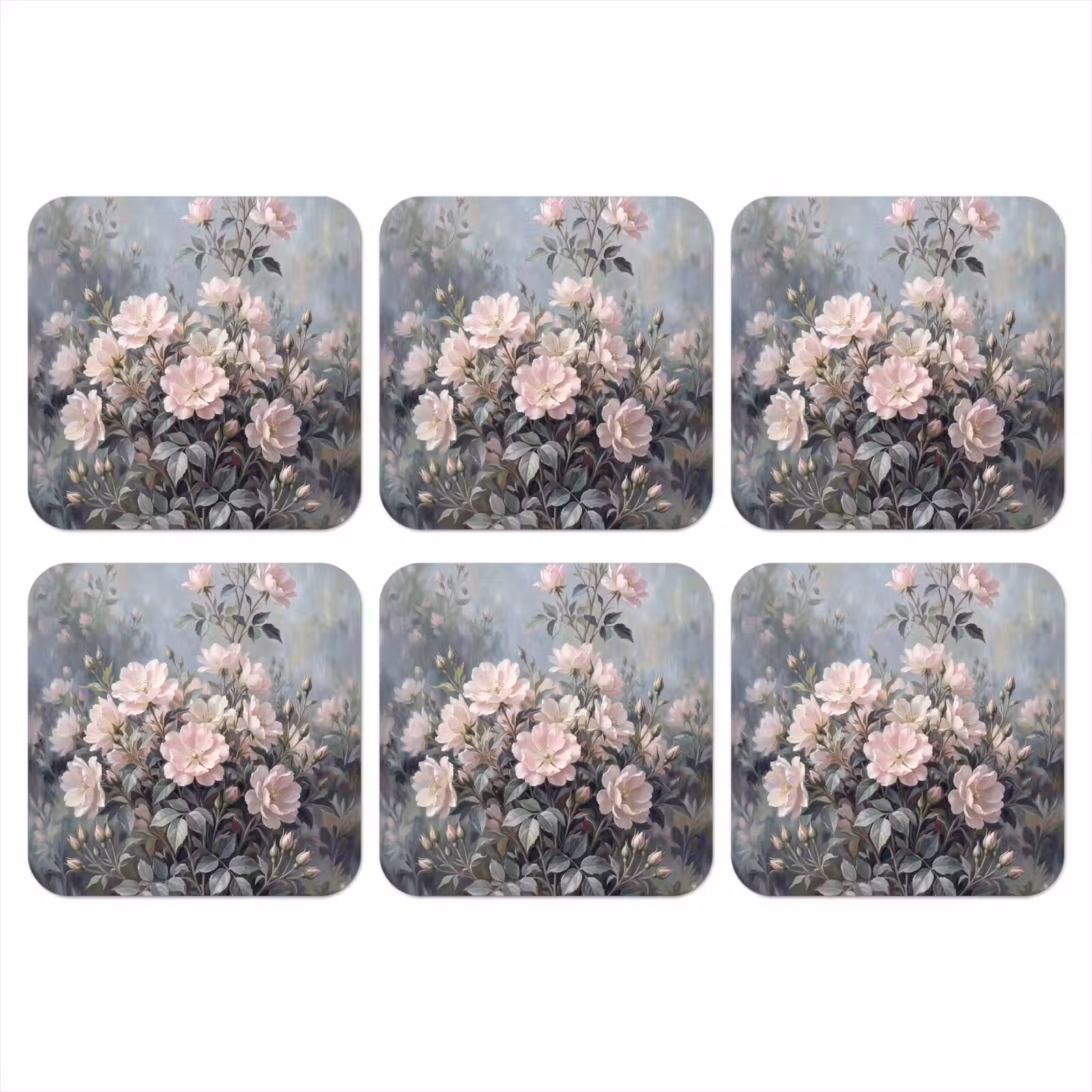 Onderzetter - Rozen - Illustratie - Roze — 1