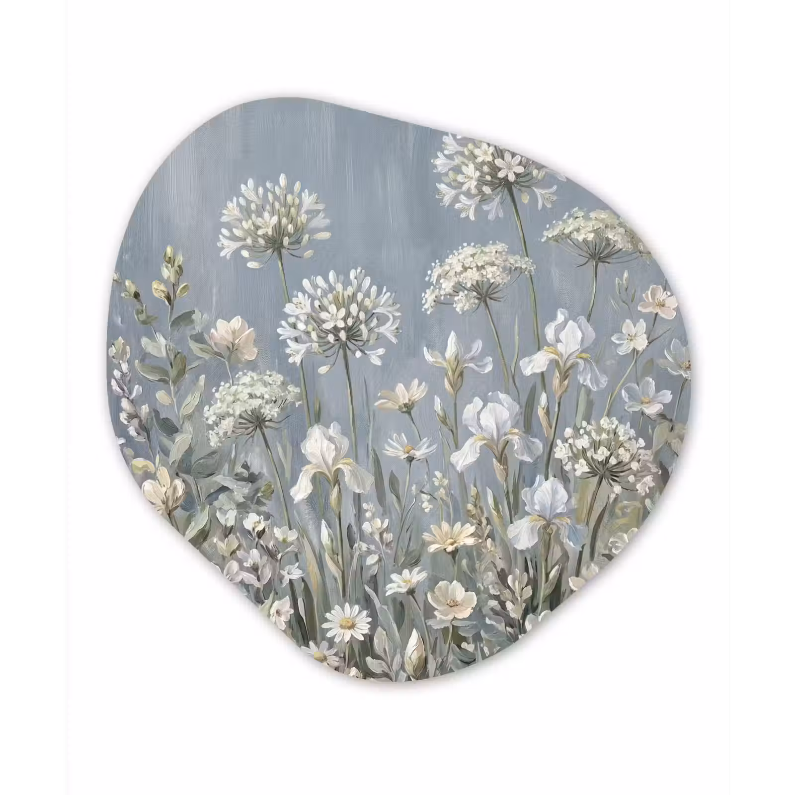 Organisch schilderij - Forex - Bloemen - Botanisch - Blauw — 1