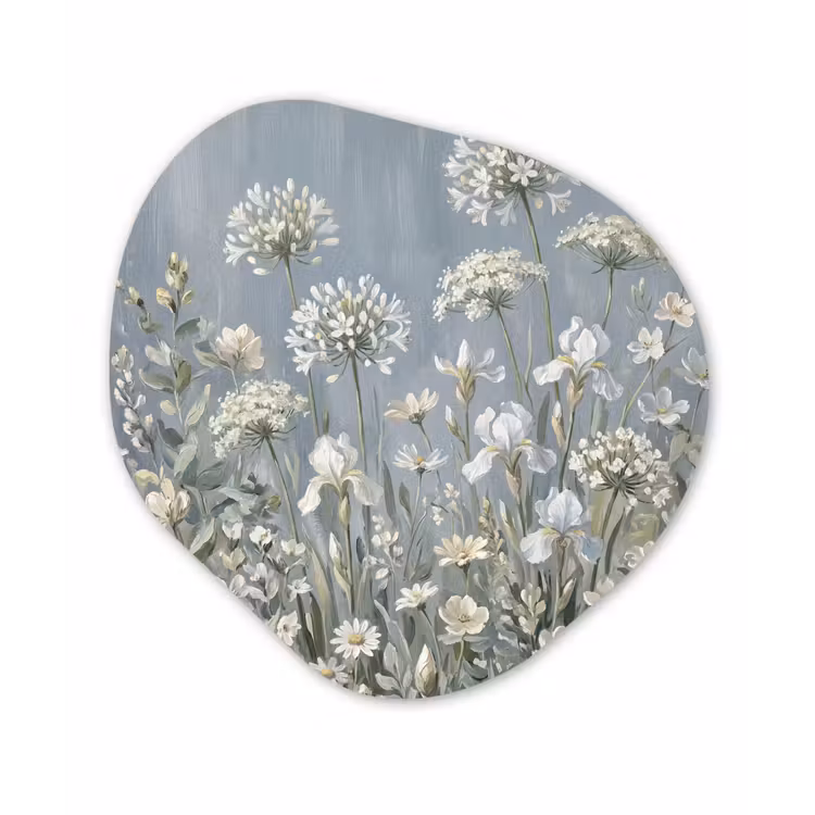 Organisch schilderij - Forex - Bloemen - Botanisch - Blauw — 1