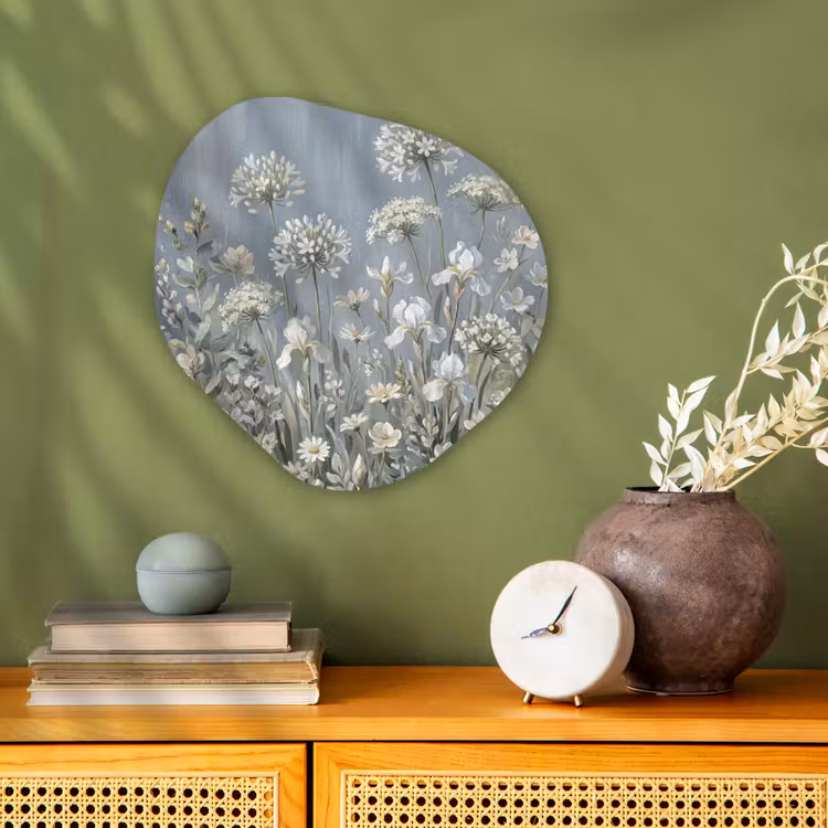 Organisch schilderij - Forex - Bloemen - Botanisch - Blauw — 2
