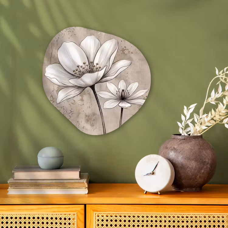 Organisch schilderij - Forex - Modern - Design - Wit — 2