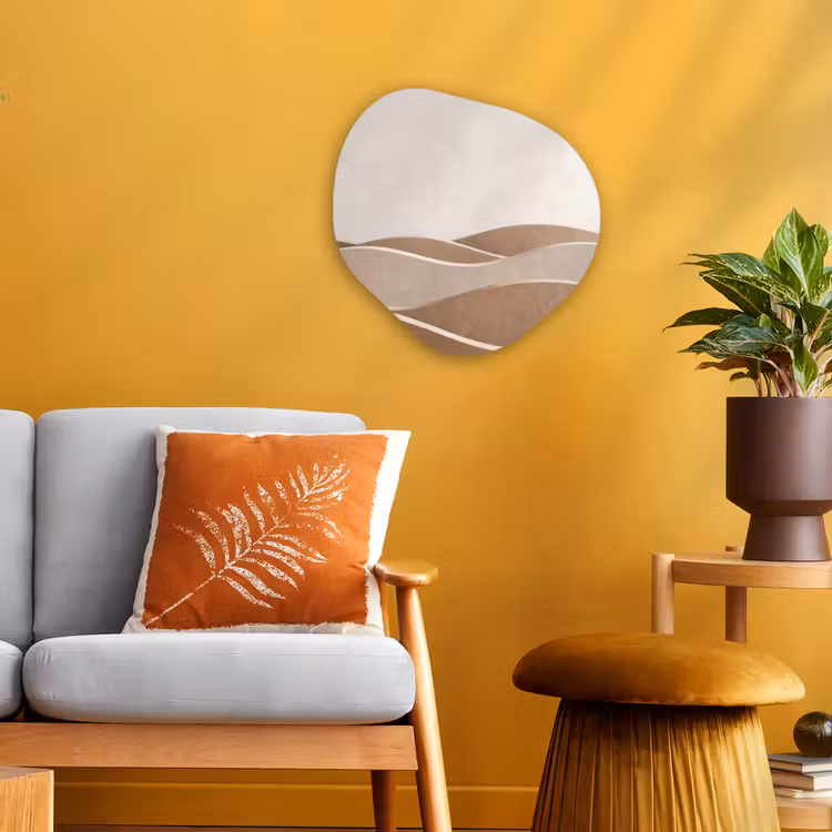 Organisch schilderij - Forex - Abstract - Golven - Modern - Beige — 3