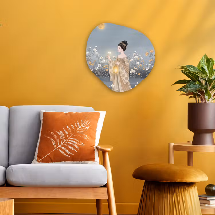 Organisch schilderij - Forex - Aziatisch - Vrouw - Kimono — 3
