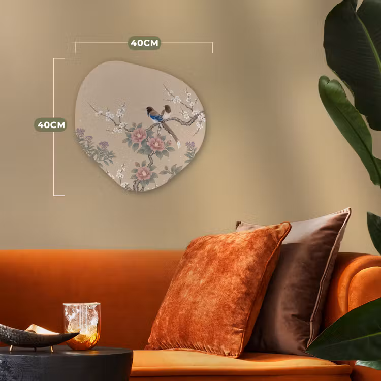 Organisch schilderij - Forex - Bloemen - Vogels - Bloemen — 4
