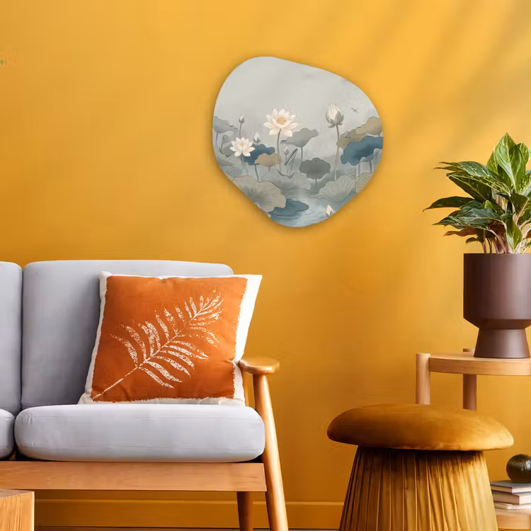 Organisch schilderij - Forex - Lotus - Bloemen - Groen — 3