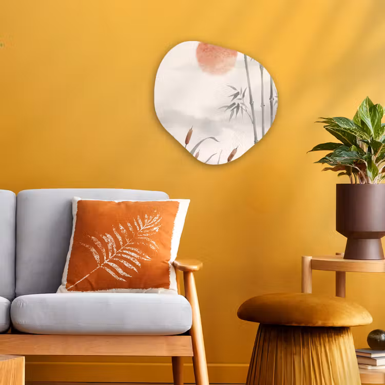 Organisch schilderij - Forex - Minimalistisch - Bamboe - Groen — 3