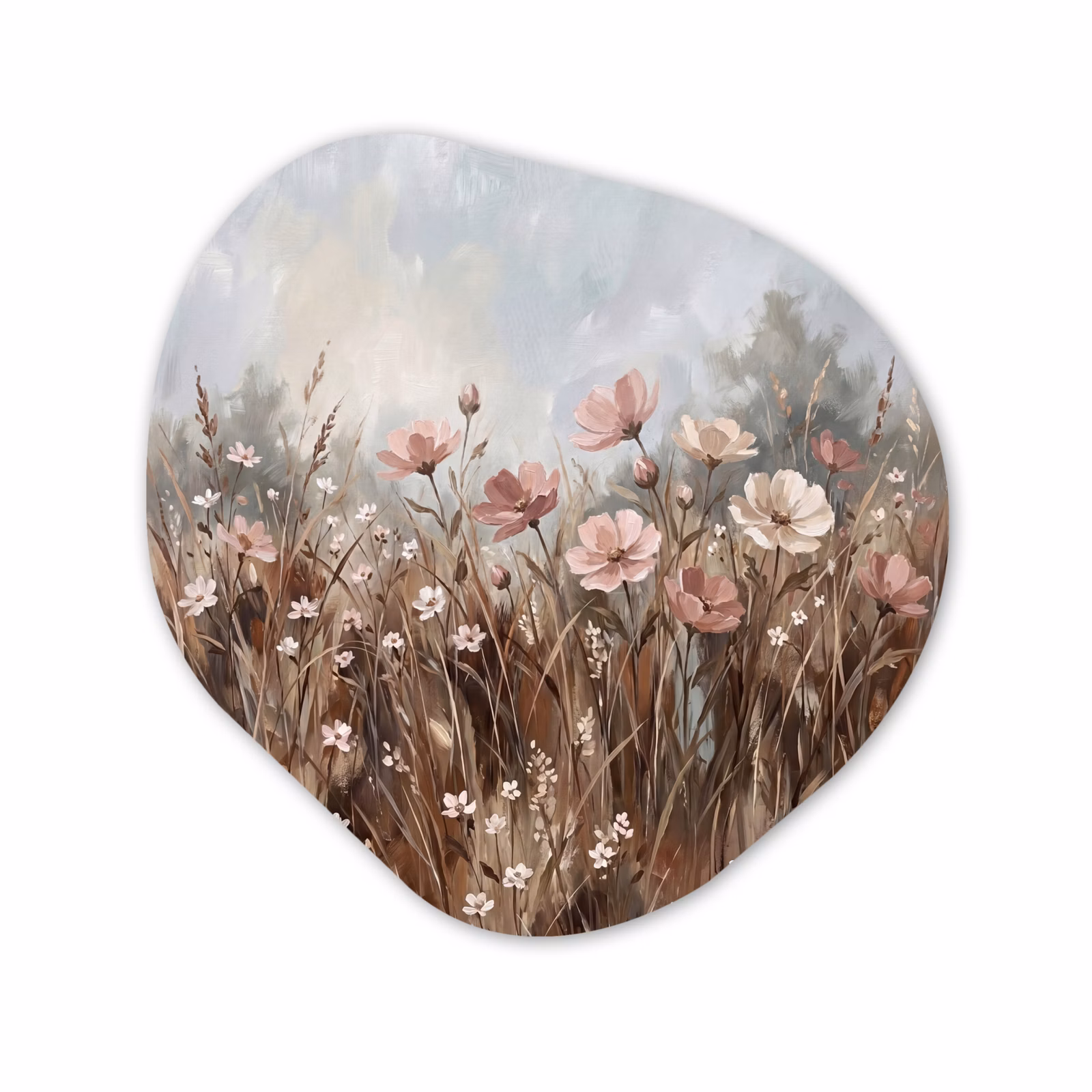 Organisch schilderij - Forex - Bloemen - Botanisch - Schilderij - Pastel - Rustiek — 1
