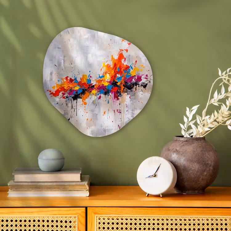 Organisch schilderij - Forex - Abstract - Schilderij - Kleurrijk - Dynamisch — 2