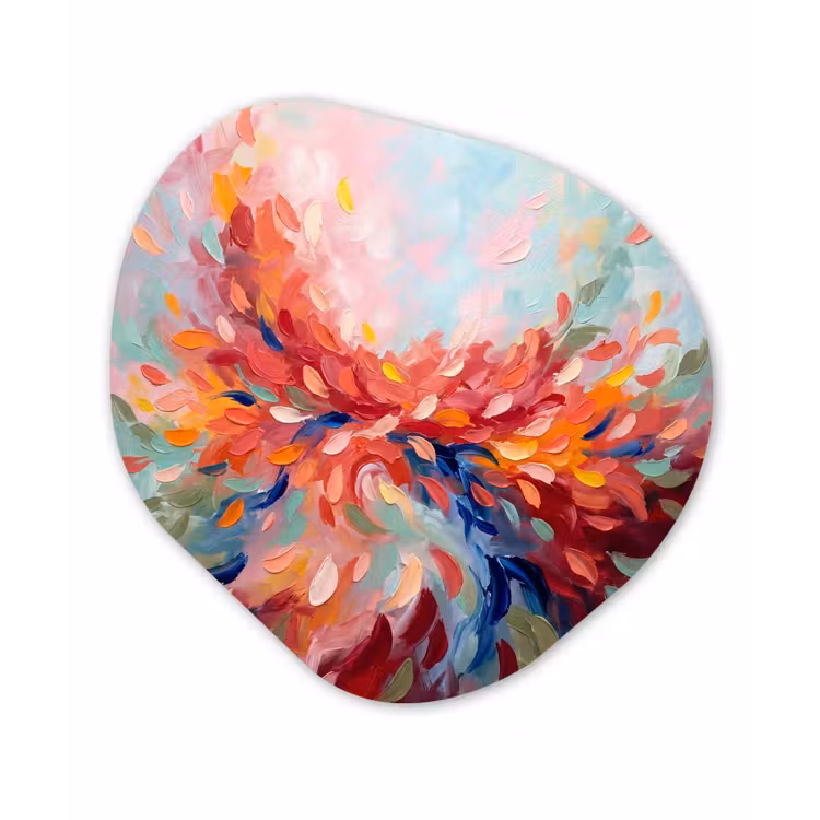 Organisch schilderij - Forex - Bloemen - Abstract - Kunst - Modern — 1