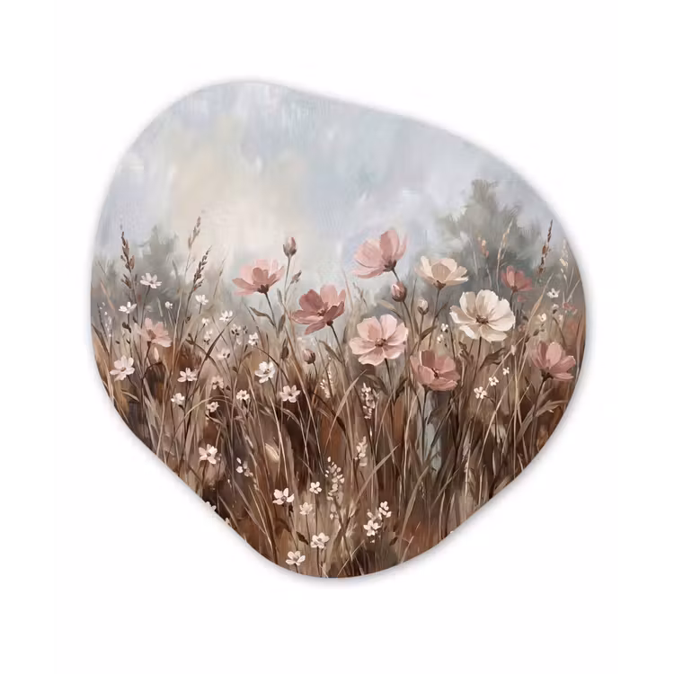Organisch schilderij - Forex - Bloemen - Botanisch - Schilderij - Pastel - Rustiek — 1