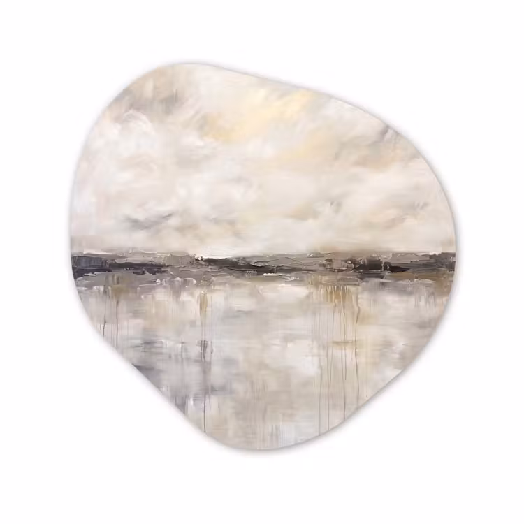 Organisch schilderij - Forex - Landschap - Horizon - Natuur - Abstract - Neutraal — 1