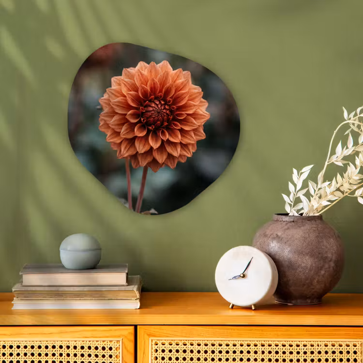 Organisch schilderij - Forex - Dahlia - Bloem - Natuur - Sfeervol — 2