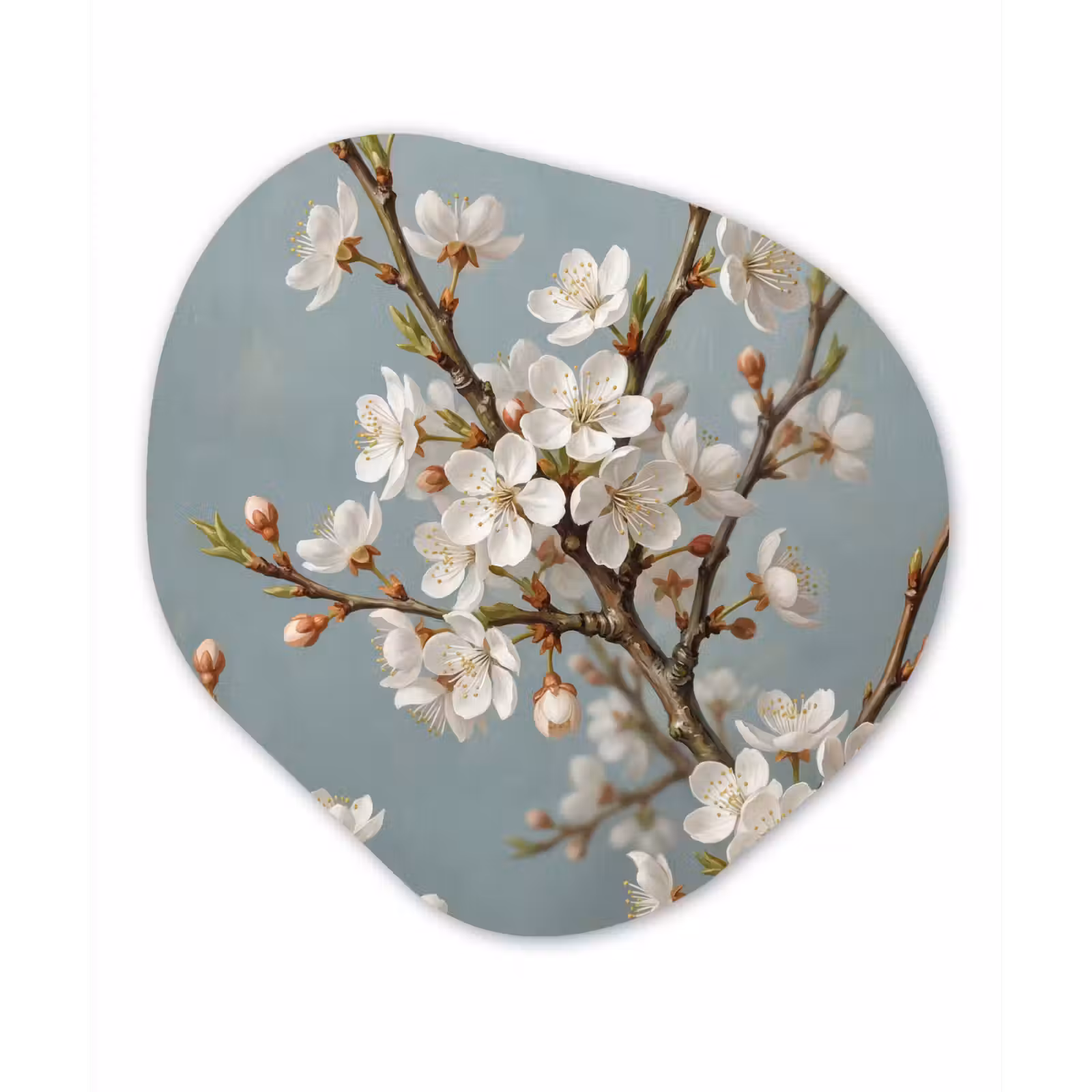 Organisch schilderij - Forex - Botanisch - Stilleven - Blauw — 1