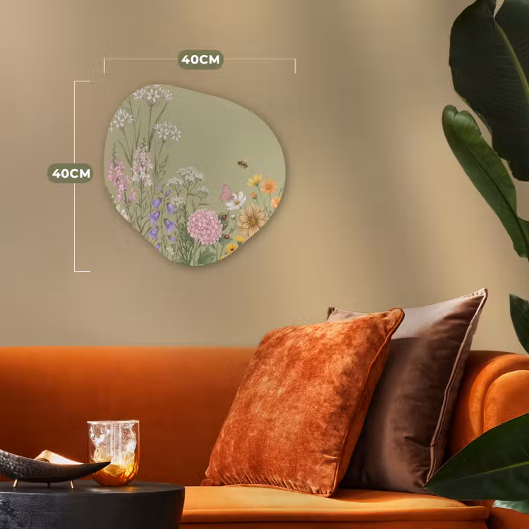 Organisch schilderij - Forex - Botanisch - Bloemen - Kleurrijk — 4