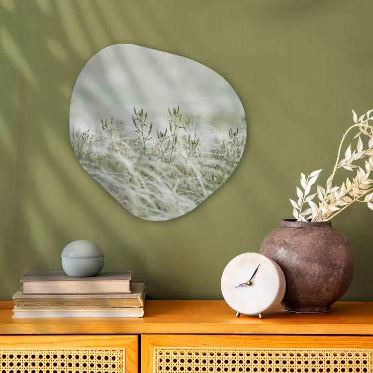 Organisch schilderij - Forex - Grassen - Minimalistisch - Groen — 2