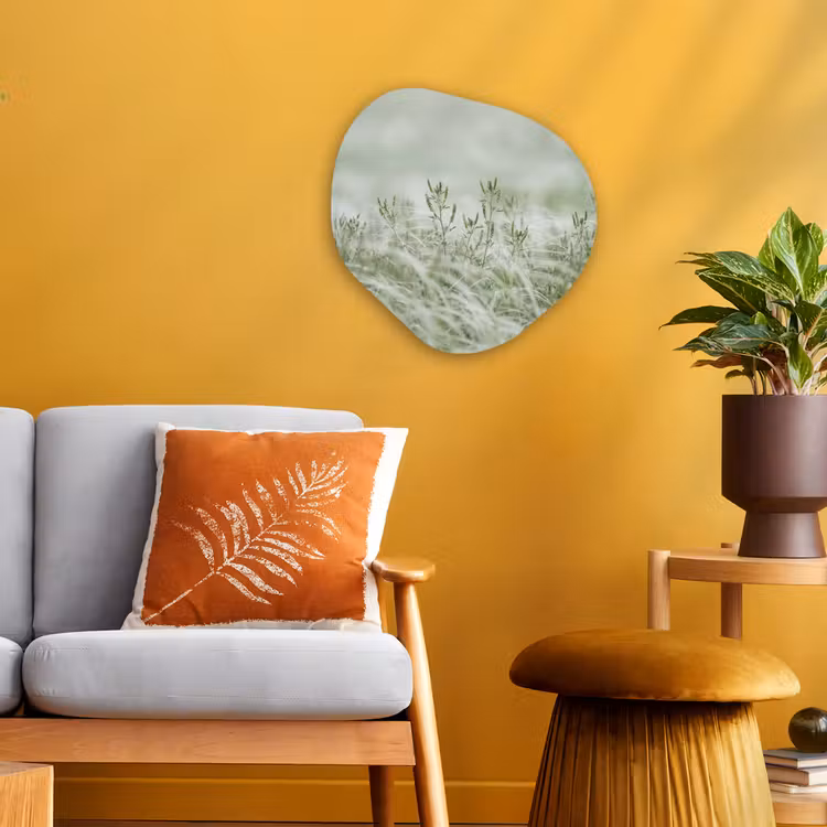 Organisch schilderij - Forex - Grassen - Minimalistisch - Groen — 3