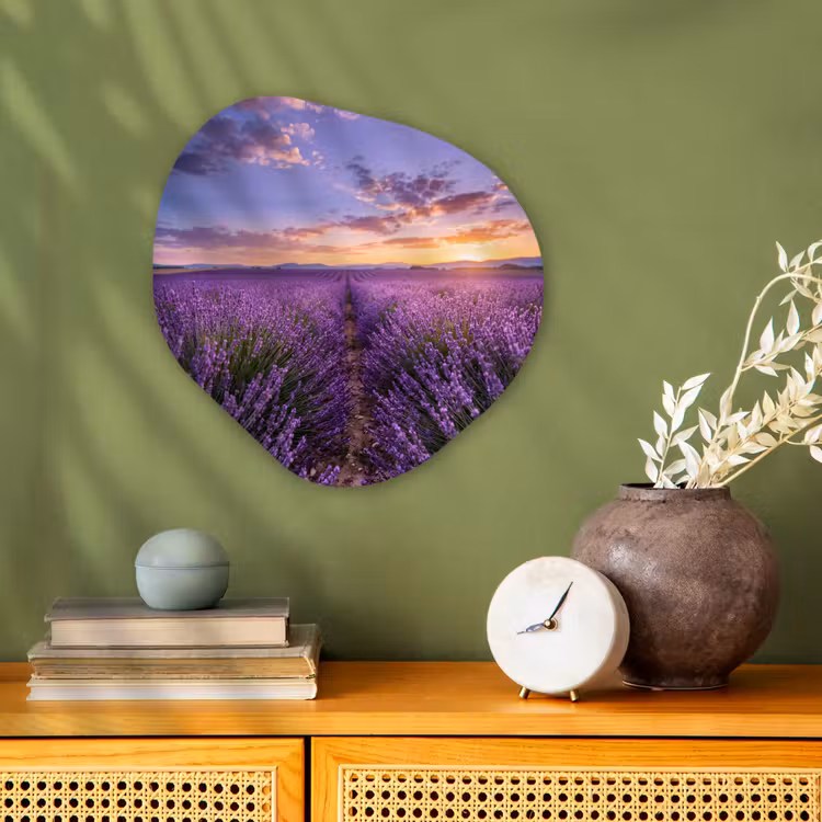 Organisch schilderij - Forex - Lavendel - Veld - Natuur - Paars — 2