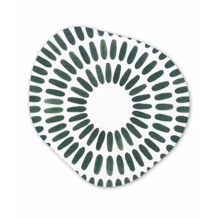 Organisch schilderij - Forex - Abstract - Cirkel - Patroon - Modern - Groen — 1