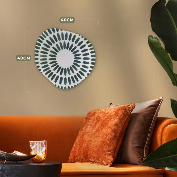 Organisch schilderij - Forex - Abstract - Cirkel - Patroon - Modern - Groen — 4