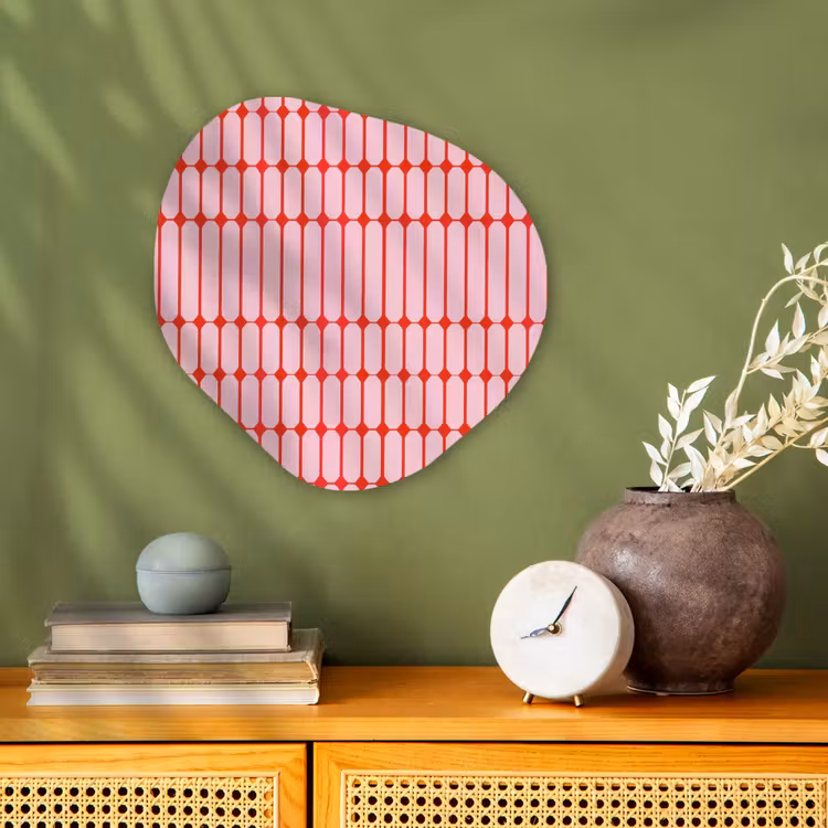 Organisch schilderij - Forex - Geometrisch - Minimalistisch - Rood - Roze — 2