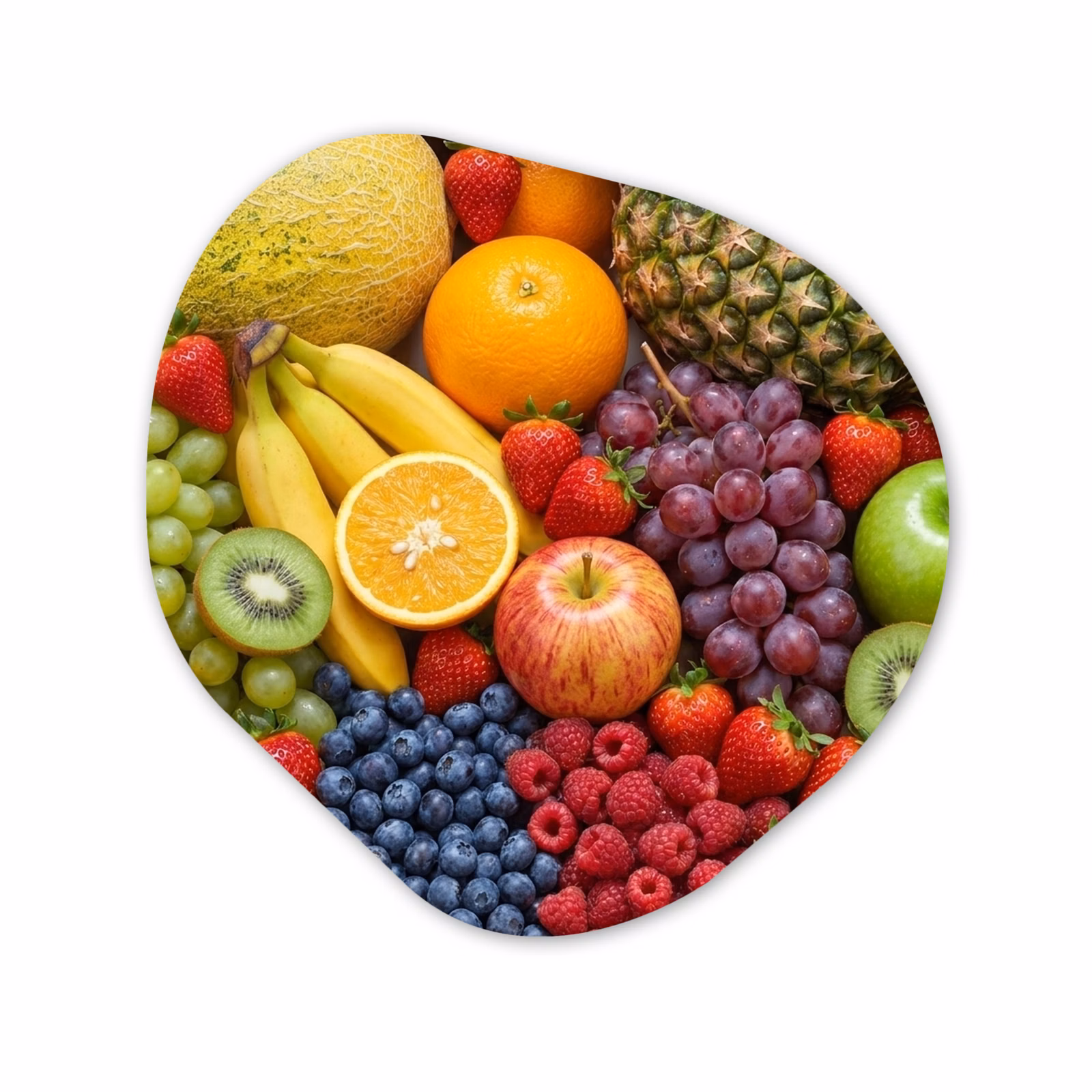 Organisch schilderij - Forex - Eten - Fruit - Vers - Kleurrijk - Voeding — 1