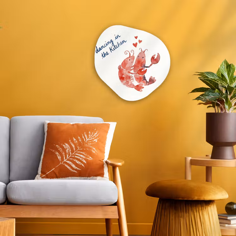 Organisch schilderij - Forex - Dier - Dans - Liefde - Waterverf - Rood — 3