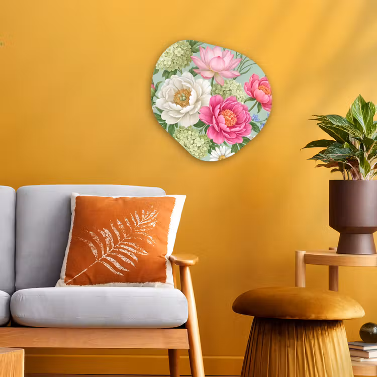 Organisch schilderij - Forex - Bloemen - Patroon - Botanisch - Groen — 3