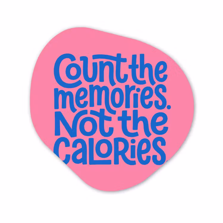 Organisch schilderij - Forex - Memories - Roze - Blauw - Quote — 1